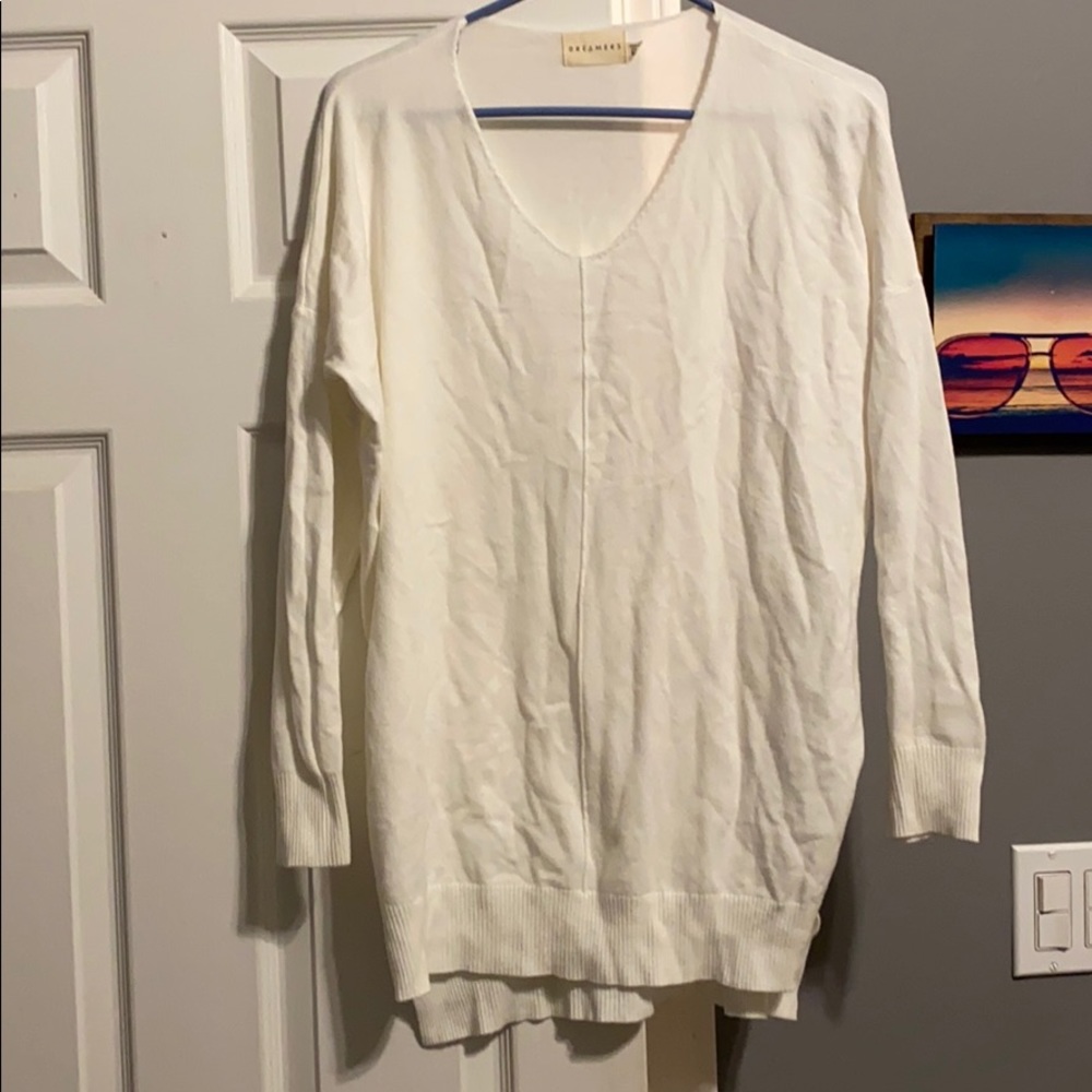 Dreamers White Sweater